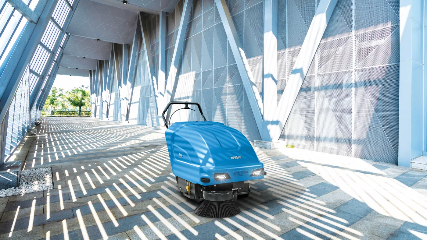 Walk-behind sweeper — Contract Sweeping